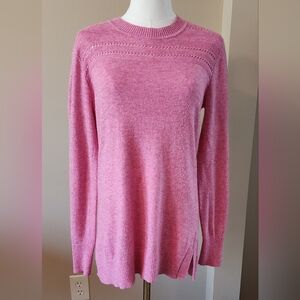 Ann Taylor Loft Women's Wool Blend Pink Sweater Sz M